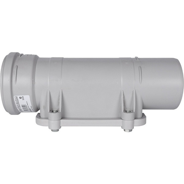 Ревизия 110 Stout с прямоугольной крышкой (PP, серая) SKB-0014-000110