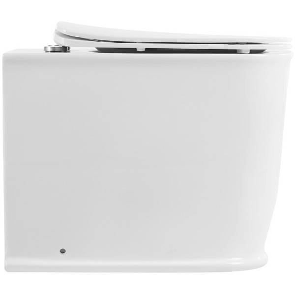 Унитаз приставной BelBagno Prado безободковый (BB10150CB/BB10150SC)