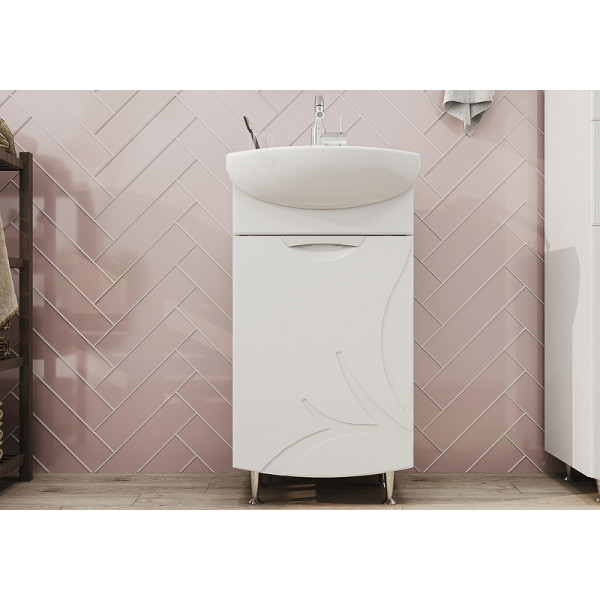 Тумба напольная Volna Adel 382x800 белая (tnADEL40.1D-01) Тумба напольная Volna Adel 382x800 белая (tnADEL40.1D-01)