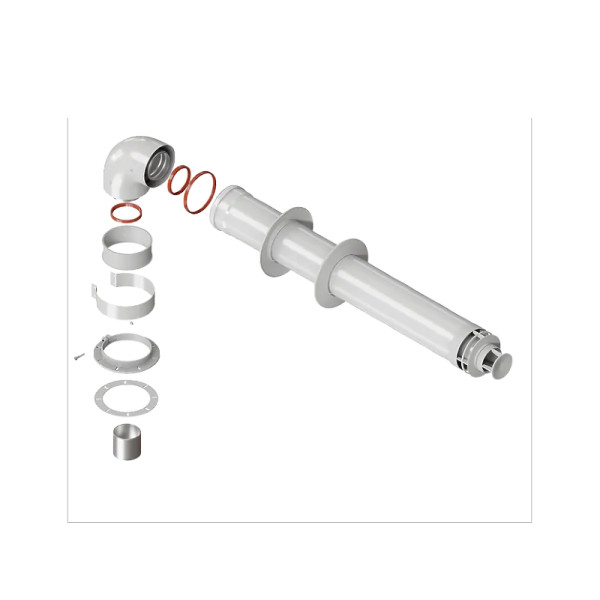 Комплект дымохода Royal Thermo универсальный 60/100 - 900 мм. (RTF01.050) Комплект дымохода Royal Thermo универсальный 60/100 - 900 мм. (RTF01.050)