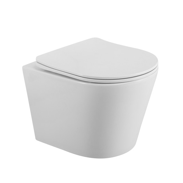 Унитаз подвесной BelBagno Flay-R с сиденьем c soft close (BB053CHR/SC)