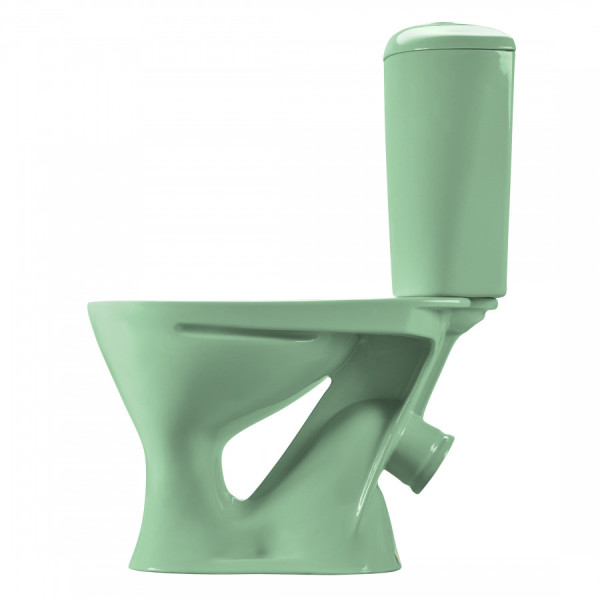 Унитаз-компакт Santeri Версия салатовый 635x385x811 с сиденьем полипропилен салатовый (1.P401.5.S04.00B.F)