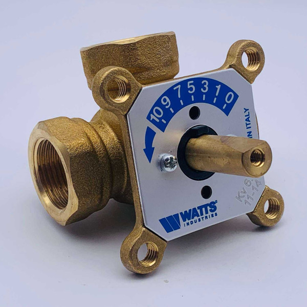 Вентиль трёхходовой смесительный Watts V3GB 3/4" ВР Kvs 6 (с сервоприводом MV 60) (10027991)