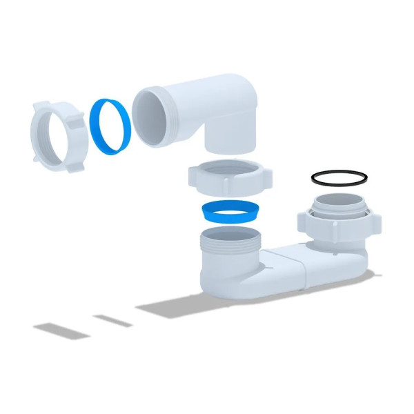 Сифон для ванны АНИ 1 1/2"*40 (плоский) АНИ пласт (E000)