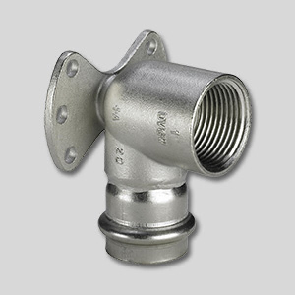 Водорозетка 15*1/2" (нерж., ст., пресс) Водорозетка 15*1/2" (нерж., ст., пресс)