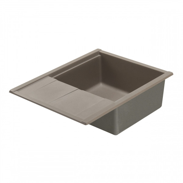 Мойка для кухни врезная Aquaton Делия 65 516x650x218 серый шелк (1.A718.6.32D.E25.0)