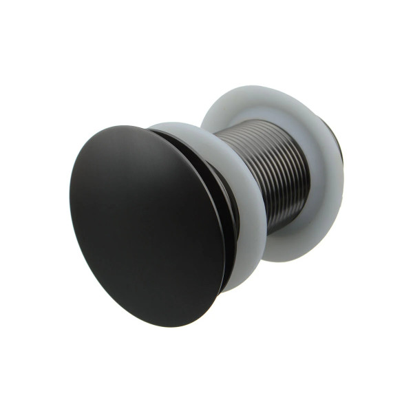 Донный клапан для раковины TeRma 1 1/4" (32 мм.) Click-Clack (с большой кнопкой матовый хром (10099)