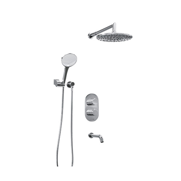 Душевая система WasserKRAFT встраиваемая хром (A174819 T)