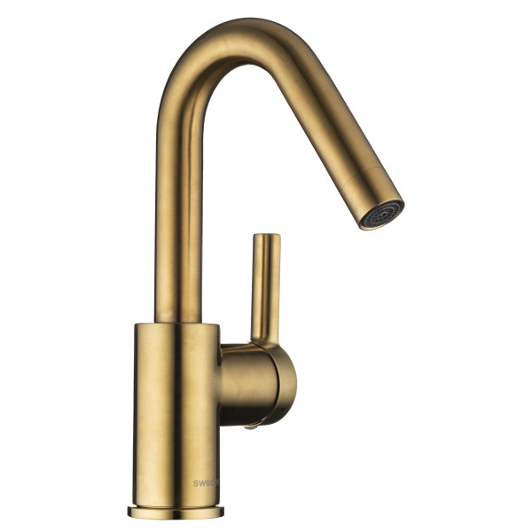 Смеситель для раковины Swedbe Select золото (2712GO)