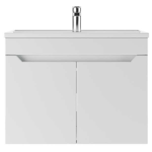 Тумба под умывальник Фостер 70 Мечта без ящика подвесная Айсберг Домино (DM2324T)