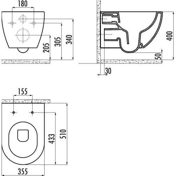 Унитаз подвесной с биде Creavit Free 35,5x51x35 зеленый нил (FE322-00NY00E-0000) Унитаз подвесной с биде Creavit Free 35,5x51x35 зеленый нил (FE322-00NY00E-0000)