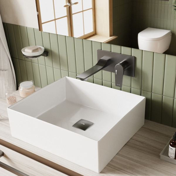 Смеситель для раковины WasserKRAFT Wiese черный (8430)