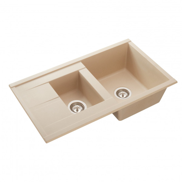 Мойка для кухни врезная Aquaton Делия 87 510x870x218 шампань (1.A716.2.32D.E29.0)