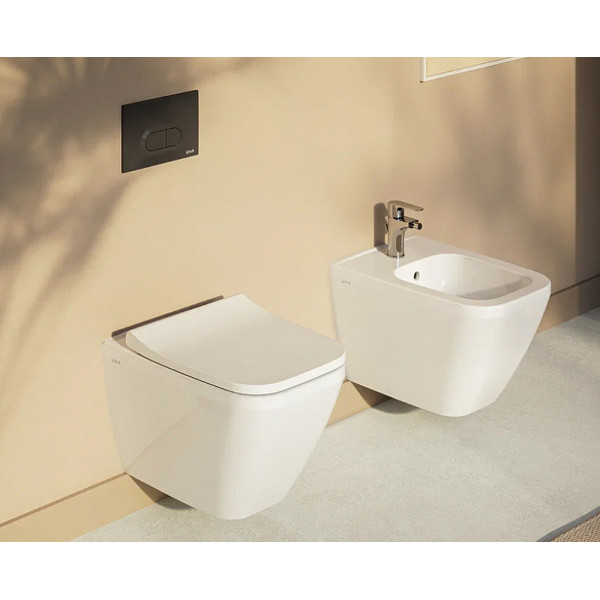 Комплект инсталляция с унитазом Vitra Integra Square с клавишей смыва, с сиденьем с soft-close (9856B003-7207) Комплект инсталляция с унитазом Vitra Integra Square с клавишей смыва, с сиденьем с soft-close (9856B003-7207)