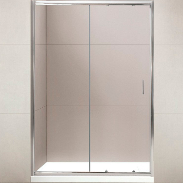 Душевая дверь BelBagno Uno-195 150x195 стекло прозрачное, профиль хром (UNO-195-BF-1-150-C-Cr)