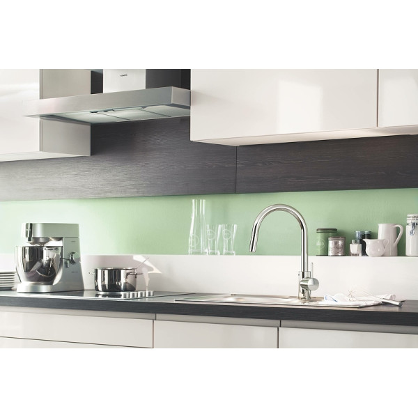 Смеситель для кухни Grohe Eurosmart Cosmopolitan с выдвижным изливом хром (31481001)