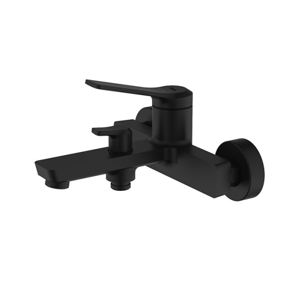 Смеситель для ванны и душа Iddis Parker черный (PARBL02i02WA)