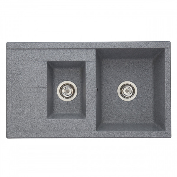 Мойка для кухни врезная Aquaton Делия 87 510x870x218 серый (1.A716.2.32D.E23.0) Мойка для кухни врезная Aquaton Делия 87 510x870x218 серый (1.A716.2.32D.E23.0)