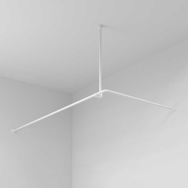 Карниз для ванны Wasser Kraft Kammel 900x900x1800 белый (SC-839018)