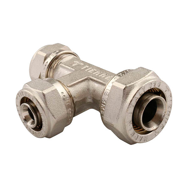 Тройник переходной Tiemme 26x20x20 (обжим) (1600080)