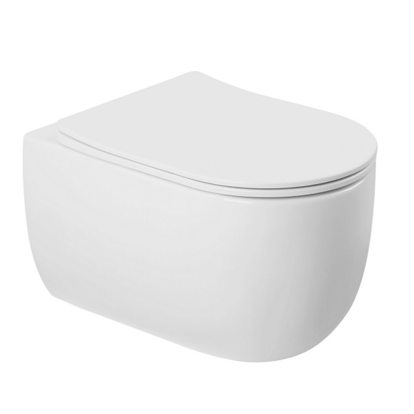 Унитаз подвесной Abber Bequem 360x530x360 белый (AC1104TN)