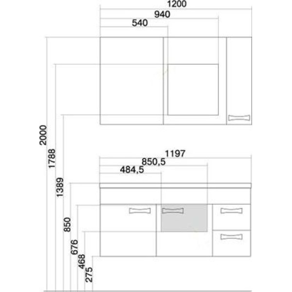 Тумба подвесная Акватон Диор 120 белый глянец (1A110601DR010) Тумба подвесная Акватон Диор 120 белый глянец (1A110601DR010)