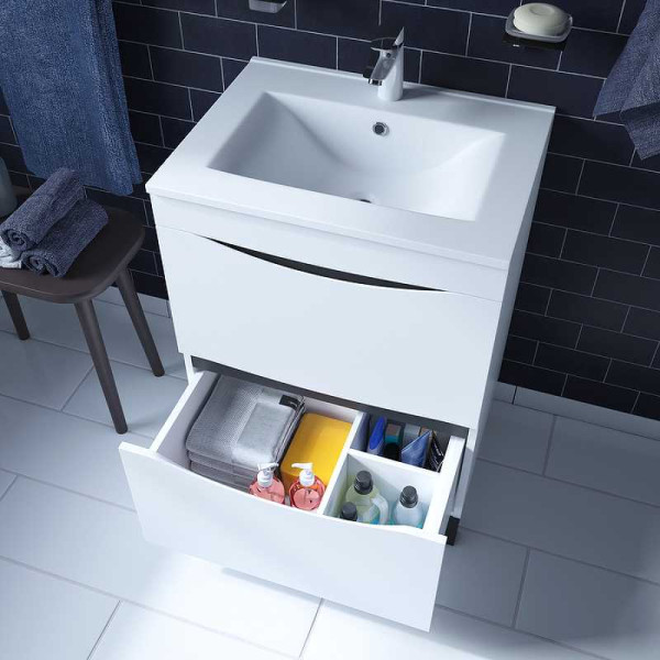 Тумба напольная Iddis Cloud 60 белая (CLO60WFi95)