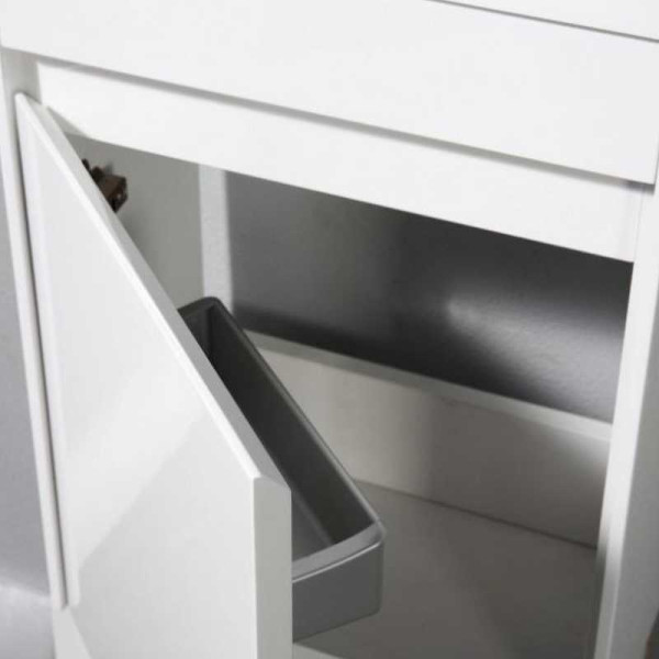 Тумба подвесная с дверкой BelBagno Pietra Mini 46-L Bianco Lucido (PIETRA MINI-460-1A-SO-BL-L)