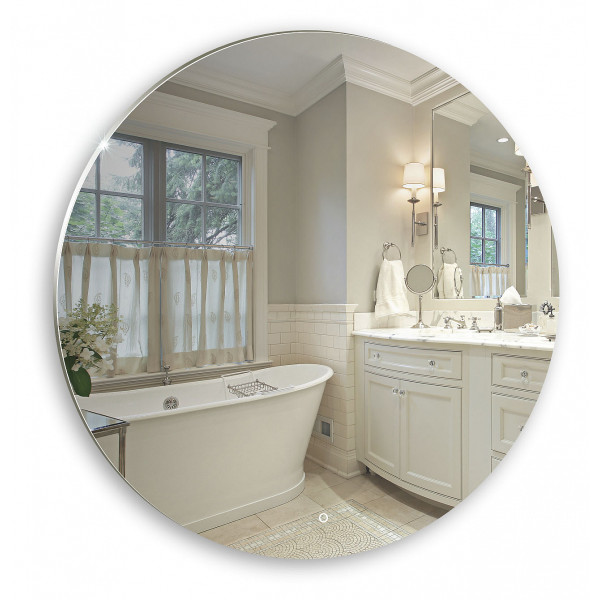 Зеркало Azario Саванна D1000 c подсветкой и диммером, сенсор выкл (LED-00002465) Зеркало Azario Саванна D1000 c подсветкой и диммером, сенсор выкл (LED-00002465)