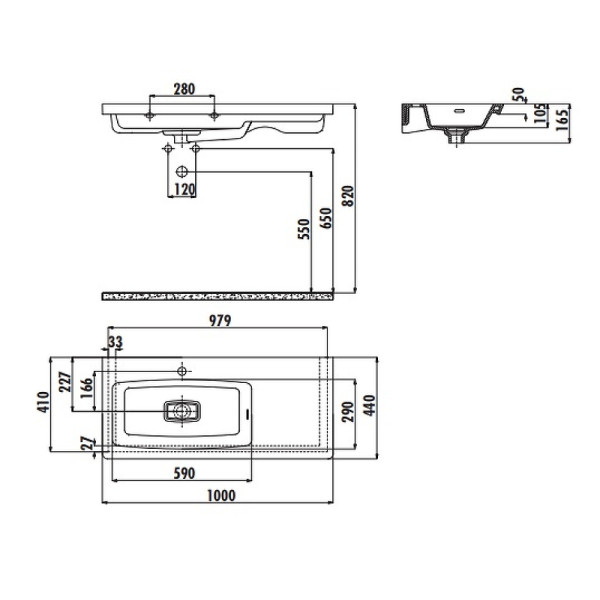 Раковина мебельная Creavit Memory 100x44 белая (MY100-00CB00E-0000) Раковина мебельная Creavit Memory 100x44 белая (MY100-00CB00E-0000)