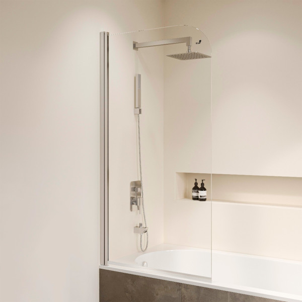 Душевые шторки для ванн RGW Screens 70x140 стекло прозрачное, профиль хром (4111109107-11)