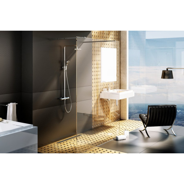 Душевое ограждение Ravak Walk-In 120x200 стекло прозрачное, профиль хром (GW9FG0C0Z1)