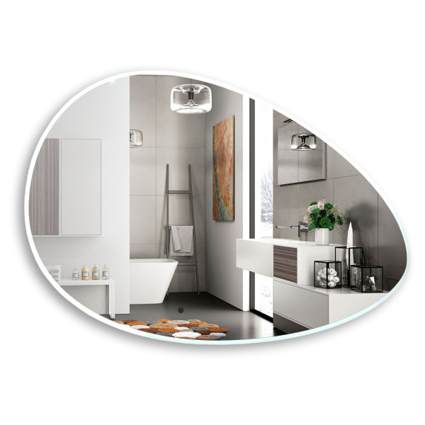 Зеркало Azario Omega 920x600 c подсветкой и диммером, бесконтактный сенсор (LED-00002556)
