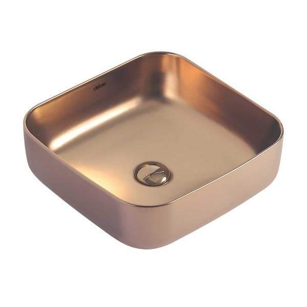 Раковина накладная Abber Rechteck розовое золото матовое (AC2211MRG) Раковина накладная Abber Rechteck розовое золото матовое (AC2211MRG)