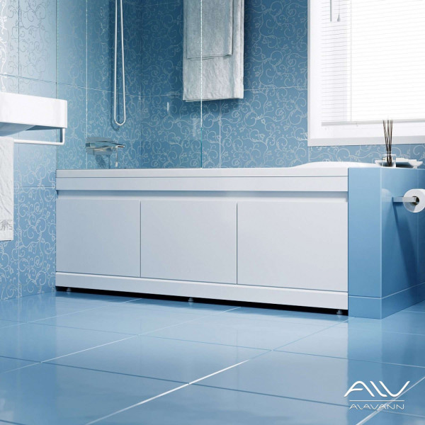 Экран фронтальный для ванны Alavann Soft 1,6 белый Экран фронтальный для ванны Alavann Soft 1,6 белый
