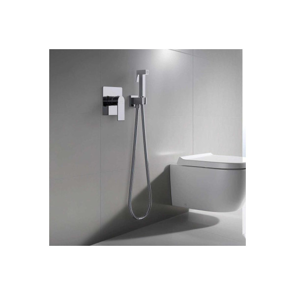 Смеситель с гигиеническим душем Aquatek Лира хром (AQ1419CR) Смеситель с гигиеническим душем Aquatek Лира хром (AQ1419CR)