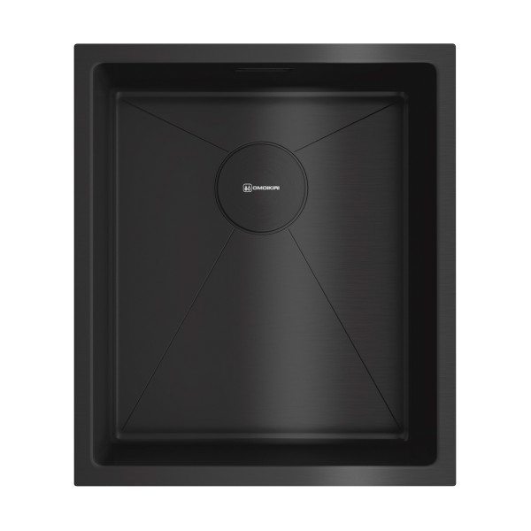 Мойка для кухни врезная Omoikiri Taki 38-U/IF-GB нерж. сталь/графит (4997016)