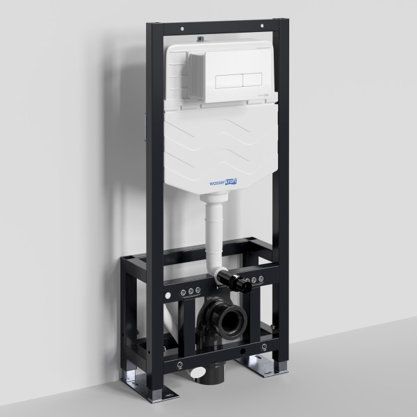 Инсталляция для унитаза WasserKRAFT Dill с клавишей смыва матовая белая (61TLT.010.ME.WM03)