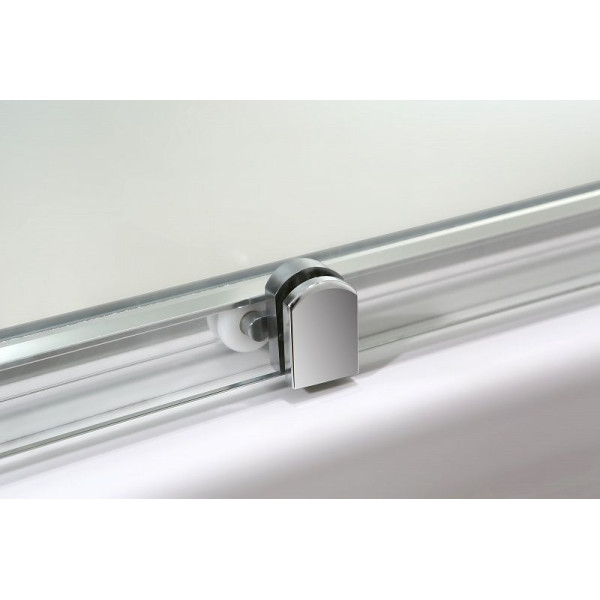 Душевая дверь BandHours Loft 135-150D 135/150х190 стекло прозрачное, профиль полированный хром