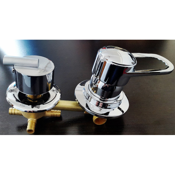 Душевая кабина Niagara с гидромассажем 1200*820*2200 L стекло тонированное, профиль хром (NG-903 L)