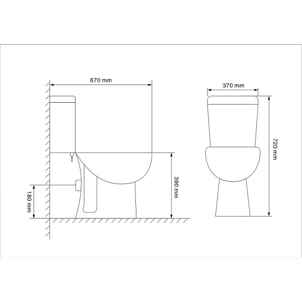 Унитаз напольный Loranto Lino 36х67х72 с сиденьем микролифт soft close белый (CS-CT8812)