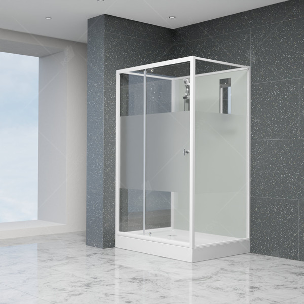 Душевая кабина RGW AN-207 70x70 стекло матовое, профиль белый (411320777-95)
