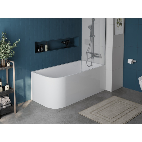 Ванна акриловая BelBagno 170x73 правосторонняя белая (BB712-1700-730-R)