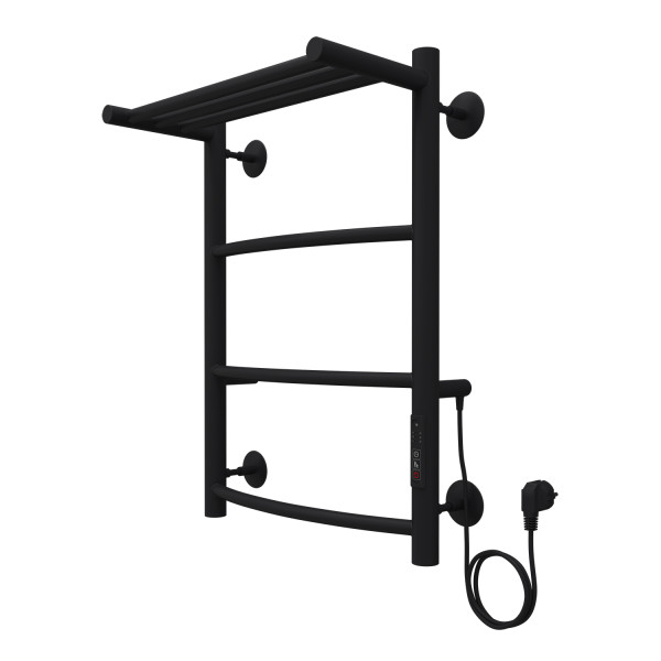 Полотенцесушитель электрический Azario Verona 400x600 черный Полотенцесушитель электрический Azario Verona 400x600 черный