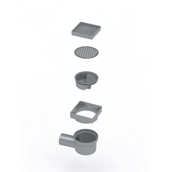 Трап напольный Berges Trend Keramik 100x100 (093001) Трап напольный Berges Trend Keramik 100x100 (093001)