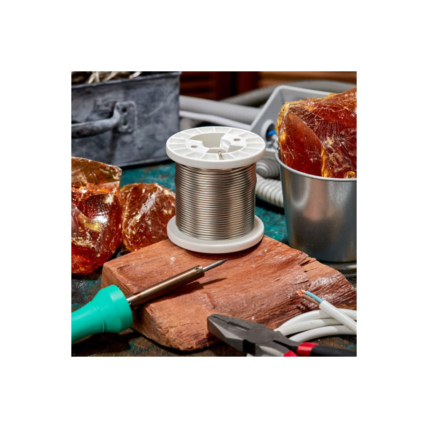 Припой мягкий бессвинцовый Rexant ПОМ-3 500 г 2 мм (олово 97%, медь 3%, катушка) (09-3507) Припой мягкий бессвинцовый Rexant ПОМ-3 500 г 2 мм (олово 97%, медь 3%, катушка) (09-3507)