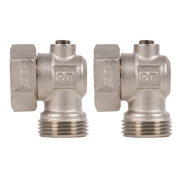 Комплект угловых фитингов со встроенным шаровым краном Royal Thermo 3/4"х3/4"EK (RTE 07.0021) Комплект угловых фитингов со встроенным шаровым краном Royal Thermo 3/4"х3/4"EK (RTE 07.0021)