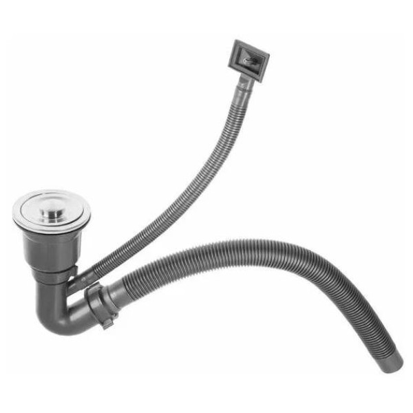 Мойка для кухни врезная Gerhans 60x50x22 нерж. сталь 3 мм, сифон (K36050)