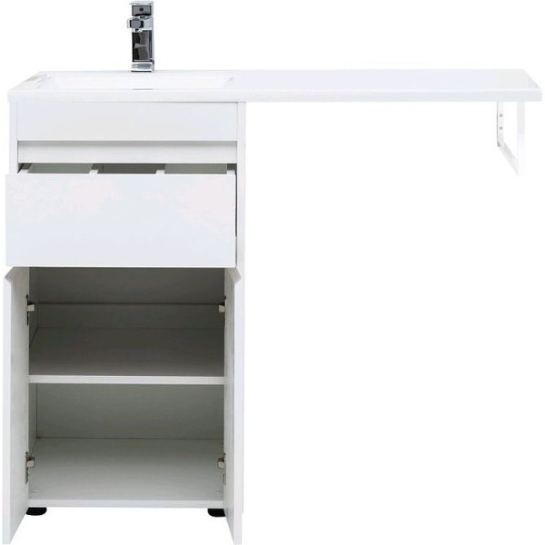 Тумба напольная Aquanet Токио 48 белый (напольная, 1 ящик, 2 дверцы) (00237744)