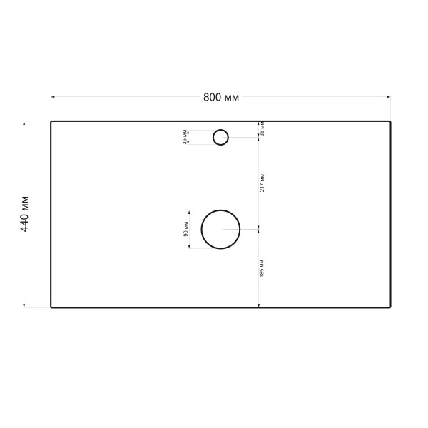Тумба подвесная 1Marka Forest 800x440x600 белый (Ц0000008654)